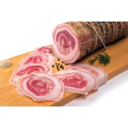 Pancetta Arrotolata a Tranci Dolce Artigianale Stagionata
