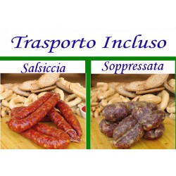 BOX Salsiccia e Soppressata DOLCE con Trasporto Incluso