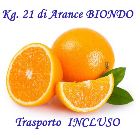 Kg. 21 di Arance BIONDO Tardivo di Corigliano-Rossano - Calabria