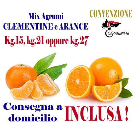 Box Mix Agrumi: CLEMENTINE e ARANCE - TRASPORTO INCLUSO