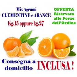 Box Mix Agrumi: CLEMENTINE e ARANCE - TRASPORTO INCLUSO