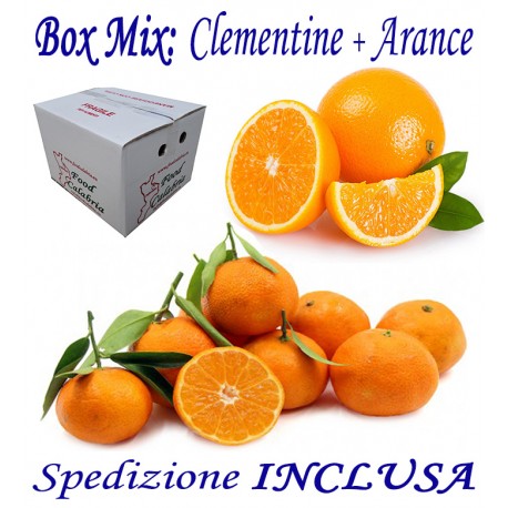 ORDINA Kg.5,5 di Agrumi: CLEMENTINE e ARANCE - TRASPORTO INCLUSO