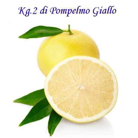 Kg. 2 di POMPELMI Gialli di Corigliano Calabro con buccia edibile